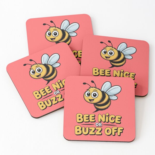 Item preview, bee nice or buzz off designed and sold by 123ks.