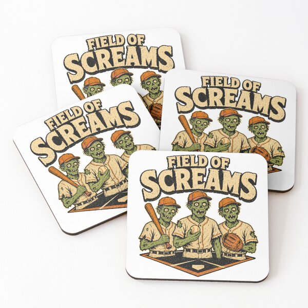 Item preview, Field of Screams Zombie Baseball Team – Funny Halloween Sports Design designed and sold by TVPS17.