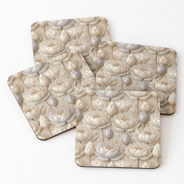 Item preview, Lush Lotus Floral - Tropical Flower Pattern - Anniversary Gifts designed and sold by RoyalStarsPatts.