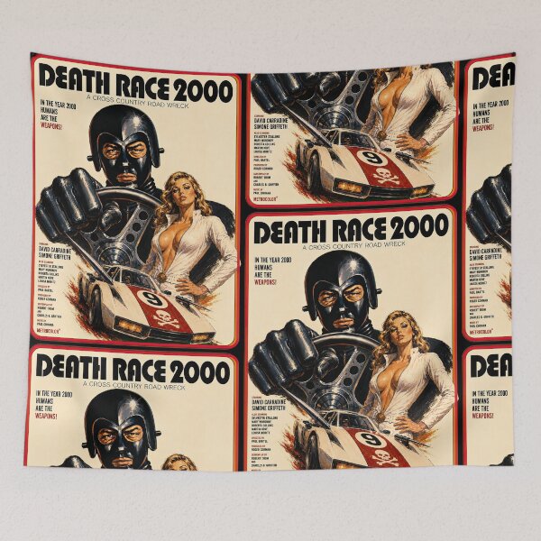 Item preview, Death Race 2000 Vintage Cult Movie Poster designed and sold by obstinator.