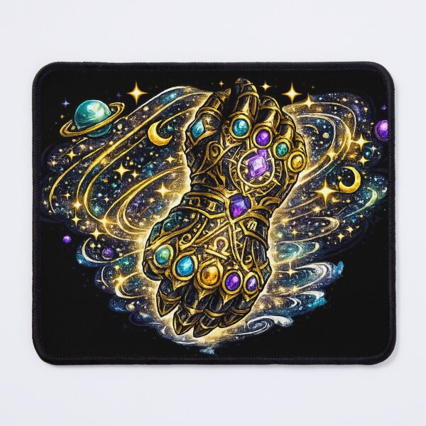 Item preview, Cosmic Gemstone Fantasy Gauntlet Celestial Magic Glove Premium Sticker T-Shirt designed and sold by irfanshikh.