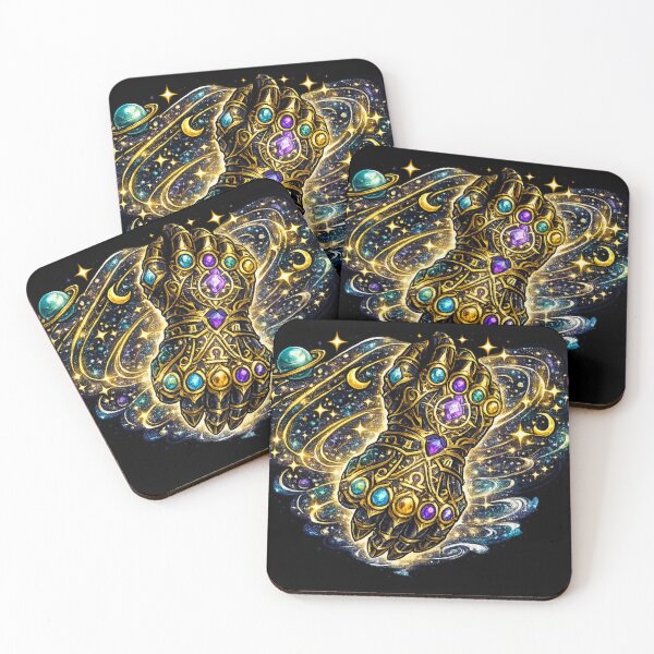 Item preview, Cosmic Gemstone Fantasy Gauntlet Celestial Magic Glove Premium Sticker T-Shirt designed and sold by irfanshikh.