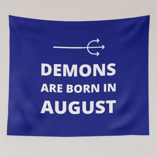 Item preview, Demons are born in August designed and sold by fev-rocks.
