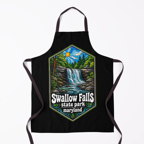 Item preview, Swallow Falls State Park Maryland Stained Glass Art designed and sold by TomFrontierArt.