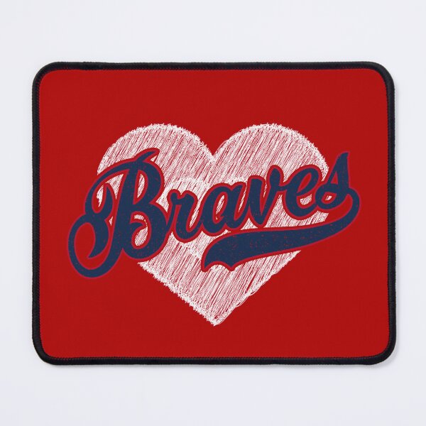 Item preview, Vintage Braves Script Heart Retro Sports Team Spirit designed and sold by RockTheFeal.