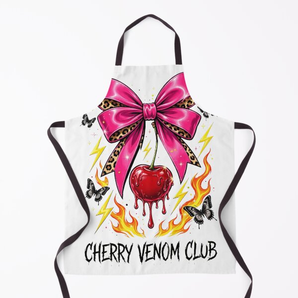 Item preview, cherry bow, coquette, leopard bow, y2k, cherry club, dripping cherry designed and sold by PrettyCrypt.