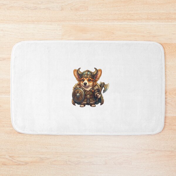 Item preview, Corgi Viking Warrior Cute Fantasy Dog Illustration designed and sold by DreamPuzzles.