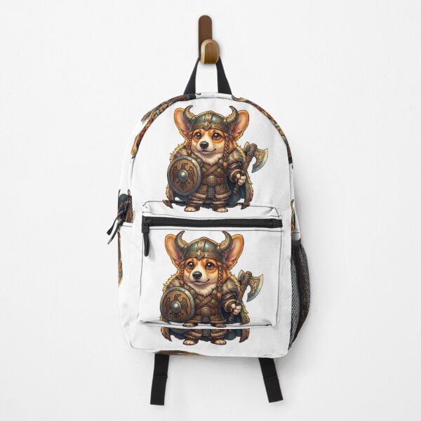 Item preview, Corgi Viking Warrior Cute Fantasy Dog Illustration designed and sold by DreamPuzzles.
