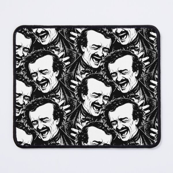 Item preview, Edgar Allan Poe Laughing Hysterically Pattern designed and sold by tinydumbempire.