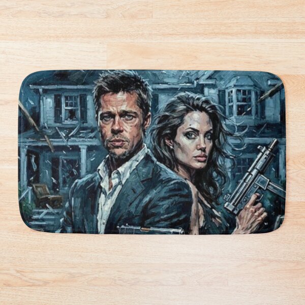Item preview, Mr & Mrs Smith Action Fine Art Tribute designed and sold by Art's Diner.