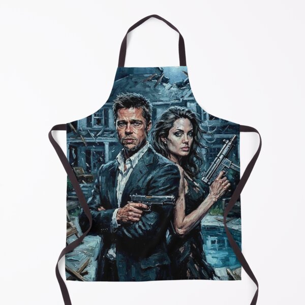 Item preview, Mr & Mrs Smith Action Fine Art Tribute designed and sold by Art's Diner.