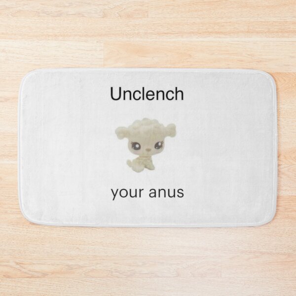 Item preview, Unclench your an*s funny meme cute plush design designed and sold by Voidatelierr.