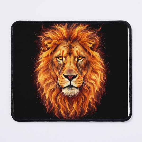 Item preview, Lion in Flames designed and sold by IZZO CREATIVE STUDIO.
