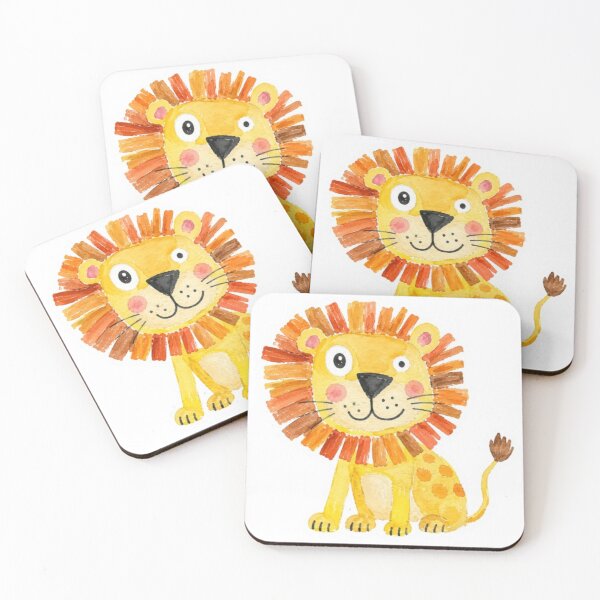 Item preview, Watercolor Lion Nursery designed and sold by Snurly.