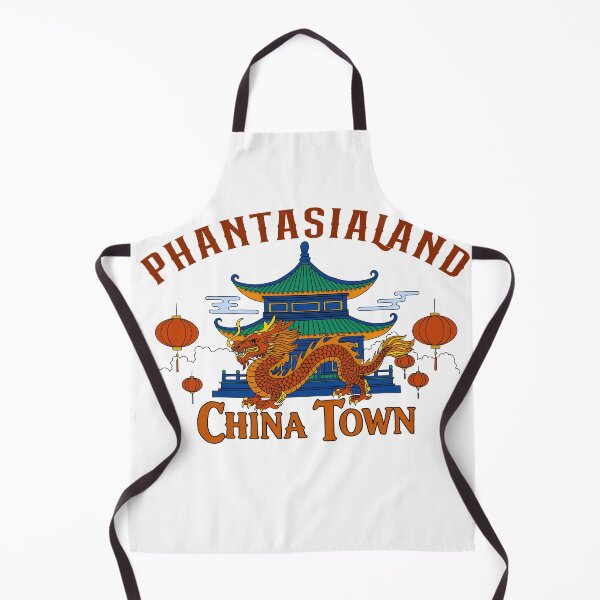 Item preview, China Town Themed Area Logo Illustration - Phantasialand Asian Village (Theme Park Fan Art designed and sold by FoolishDreamers.
