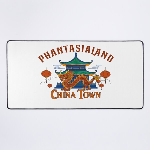 Item preview, China Town Themed Area Logo Illustration - Phantasialand Asian Village (Theme Park Fan Art designed and sold by FoolishDreamers.