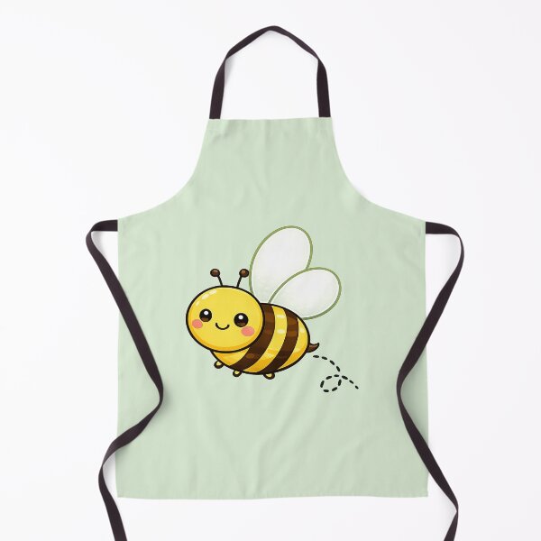 Item preview, Cute Kawaii Bee Sticker | Happy Bumble Bee Cartoon | Adorable Bee with Heart Wings designed and sold by StickyDelights.