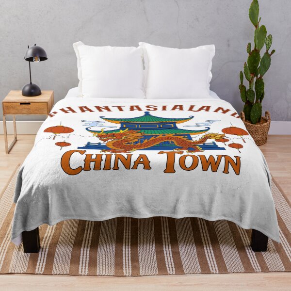 Item preview, China Town Themed Area Logo Illustration - Phantasialand Asian Village (Theme Park Fan Art designed and sold by FoolishDreamers.