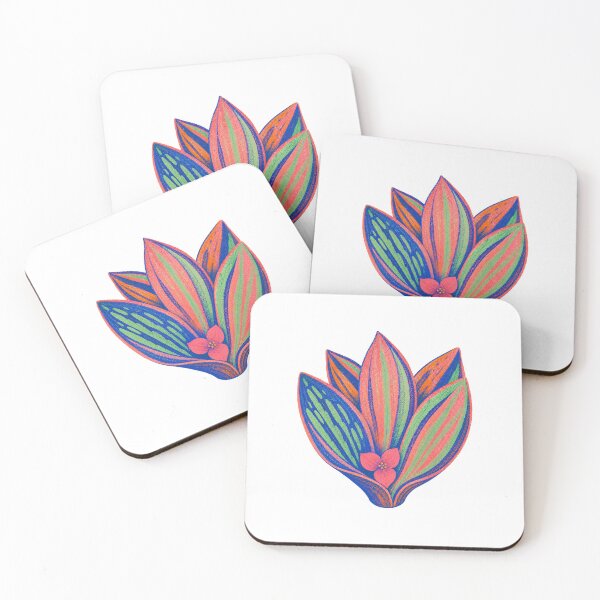 Item preview, Tradescantia Fan in Four Inks designed and sold by The-Art-of-D.