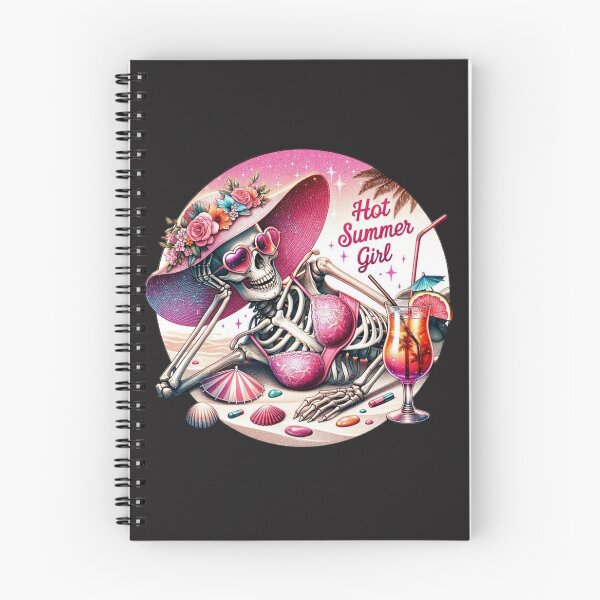 Item preview, Hot Summer Girl Skeleton designed and sold by INKRebelGraphic.