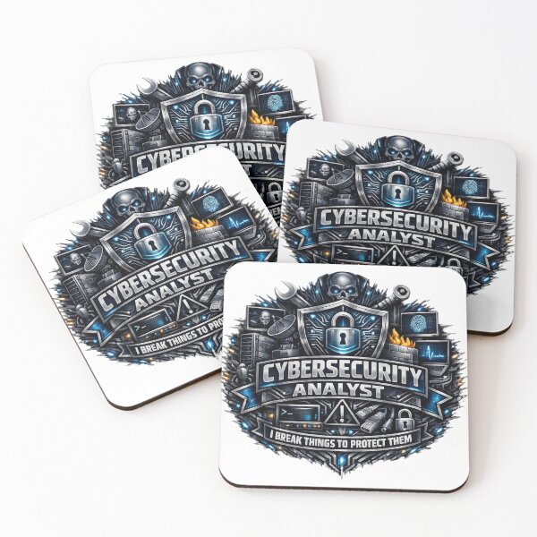 Item preview, Cybersecurity Analyst – I Break Things to Protect Them designed and sold by Shadowframe Studios.