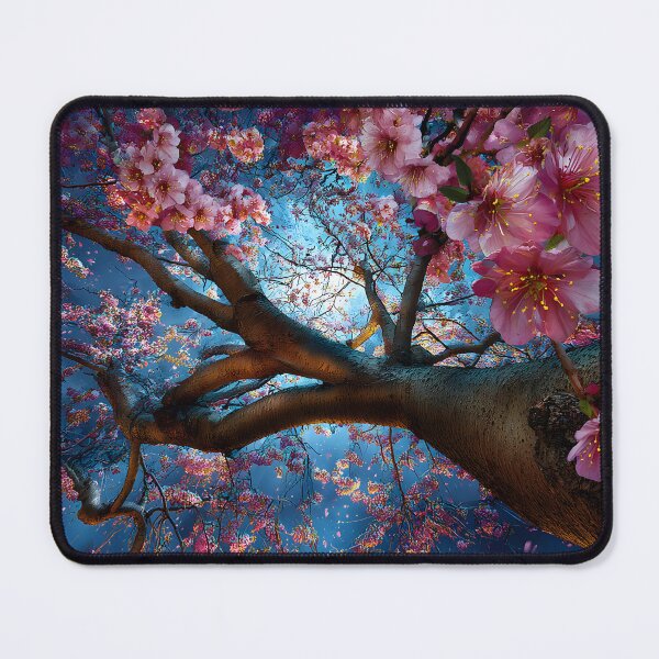Item preview, Enchanting Cherry Blossom Tree Under Moonlight designed and sold by Artessie.