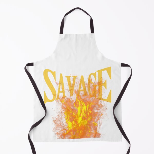 Item preview, Savage fire typography. designed and sold by Vellrah.