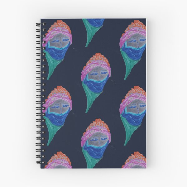 Item preview, Masked Soul - Abstract Face Illustration Pattern designed and sold by energyoflove333.