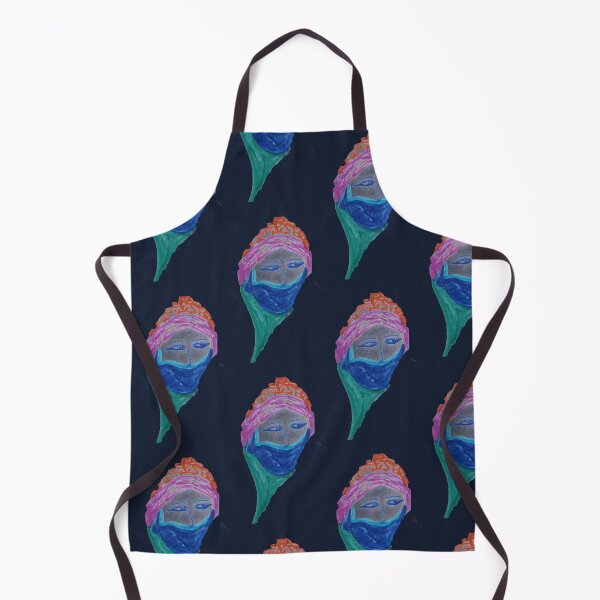 Item preview, Masked Soul - Abstract Face Illustration Pattern designed and sold by energyoflove333.