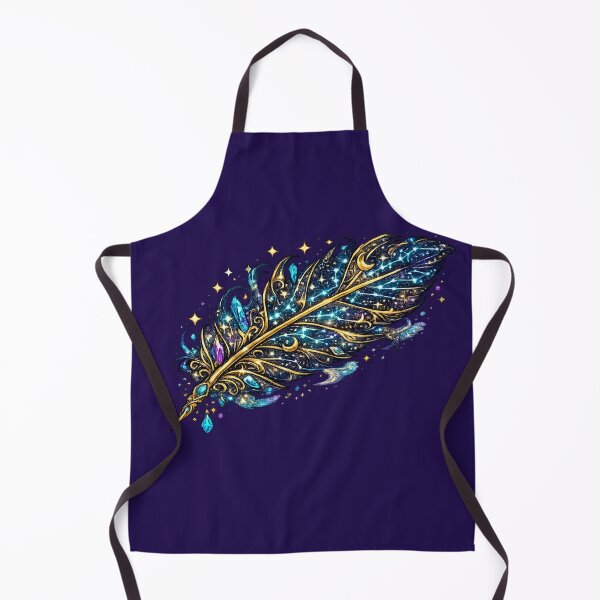 Item preview, Celestial Galaxy Feather | Mystic Cosmic Quill | Zodiac Stars Fantasy Art designed and sold by irfanshikh.