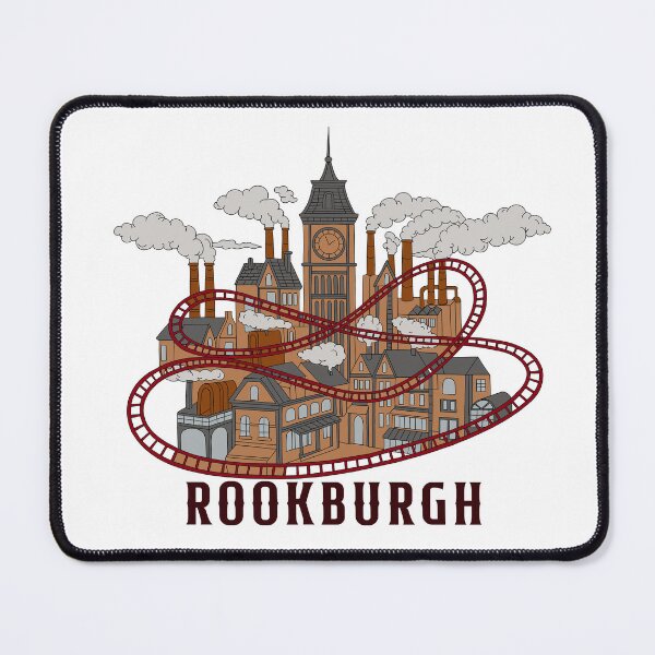 Item preview, Rookburgh & F.L.Y. Logo Illustration - Phantasialand Steampunk Land (Theme Park Fan designed and sold by FoolishDreamers.