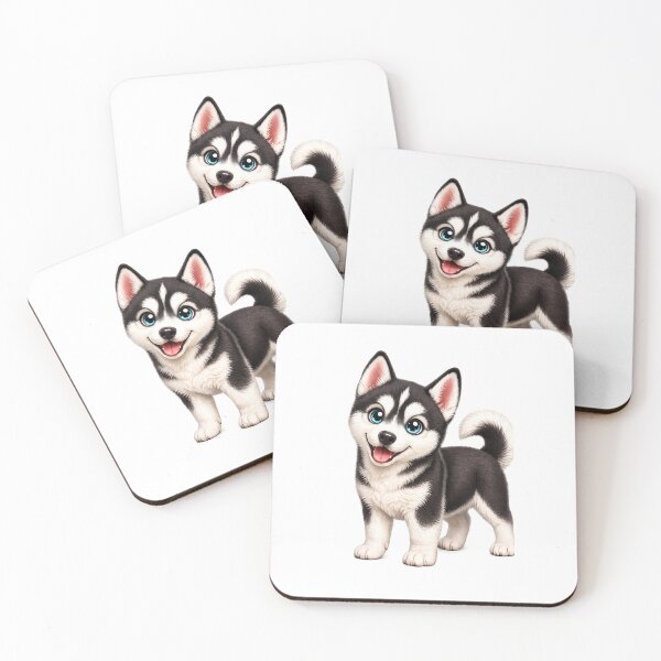 Item preview, Cute Husky Puppy Illustration  designed and sold by BackgroundND.