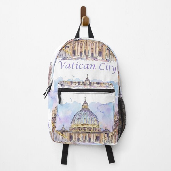 Item preview, Vatican City St Peters Basilica Watercolor Art designed and sold by NareArt.