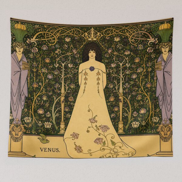 Item preview, Venus by Aubrey Beardsly - Art Nouveau Venus Illustration for Vintage Decor Collectors designed and sold by RickE.