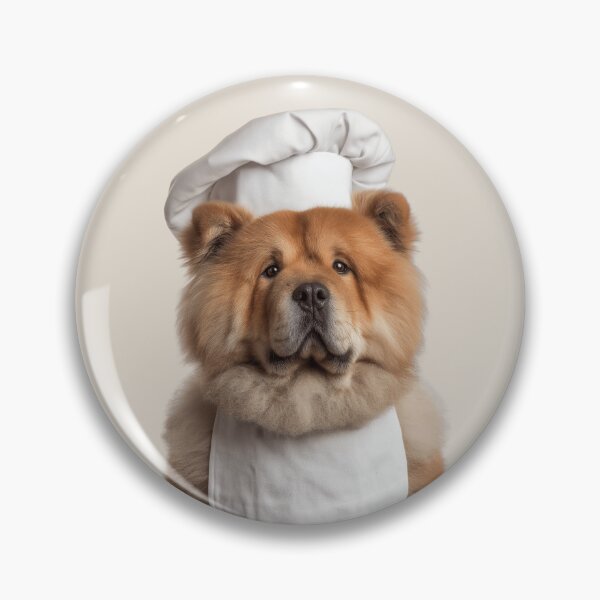 Item preview, Chow Chow Chef Dog Funny Cooking Apron Hat Cute Pet Portrait designed and sold by LazyOwlStore.