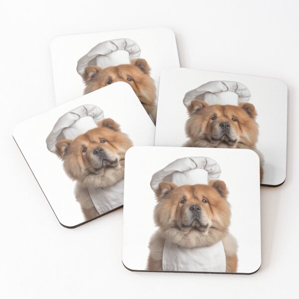 Item preview, Chow Chow Chef Dog Funny Cooking Apron Hat Cute Pet Portrait designed and sold by LazyOwlStore.