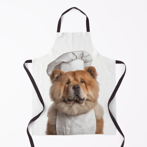 Item preview, Chow Chow Chef Dog Funny Cooking Apron Hat Cute Pet Portrait designed and sold by LazyOwlStore.
