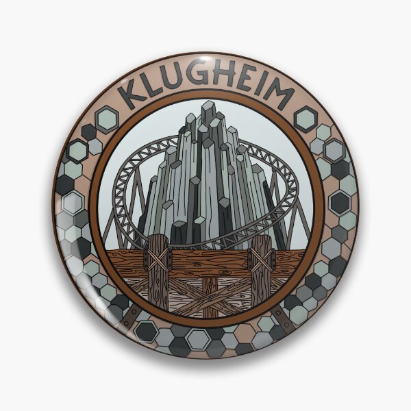 Item preview, Klugheim Themed Area Logo Illustration - Phantasialand Norse Village (Theme Park Fan designed and sold by FoolishDreamers.