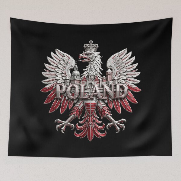Item preview, Poland Polish Flag Design, Poland Flag Shirt, Polish Pride, White Red Flag, Warsaw Poland, Polish Heritage, European Culture, National Pride Graphic designed and sold by Typologystudios.