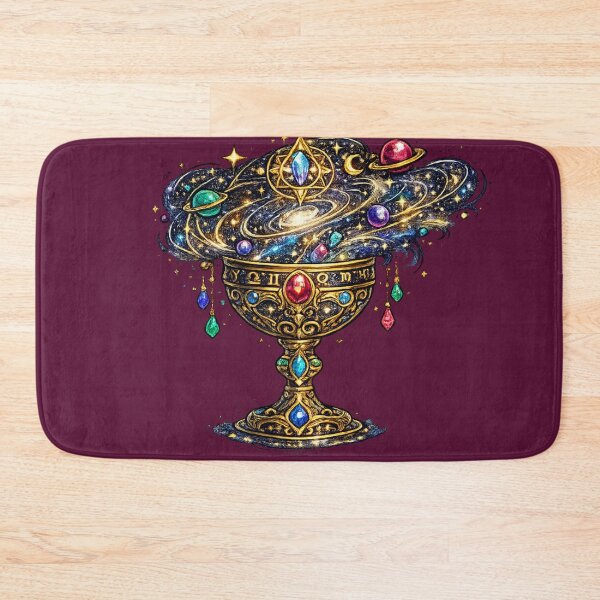 Item preview, Cosmic Zodiac Chalice | Celestial Galaxy Goblet | Astrology Fantasy Art designed and sold by irfanshikh.