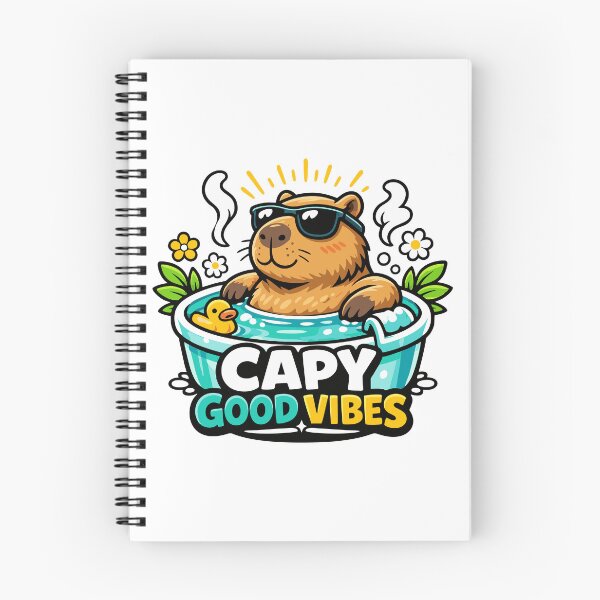 Item preview, Relaxed capybara and good vibes designed and sold by Imprearte.
