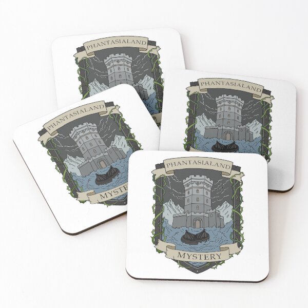 Item preview, Mystery Castle & River Quest Logo Illustration - Phantasialand Dark Land (Theme Park Fan Art Design) designed and sold by FoolishDreamers.