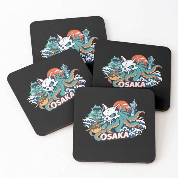 Item preview, Osaka Yokai Cat Skull with Kraken Tentacles designed and sold by crouchingpixel.