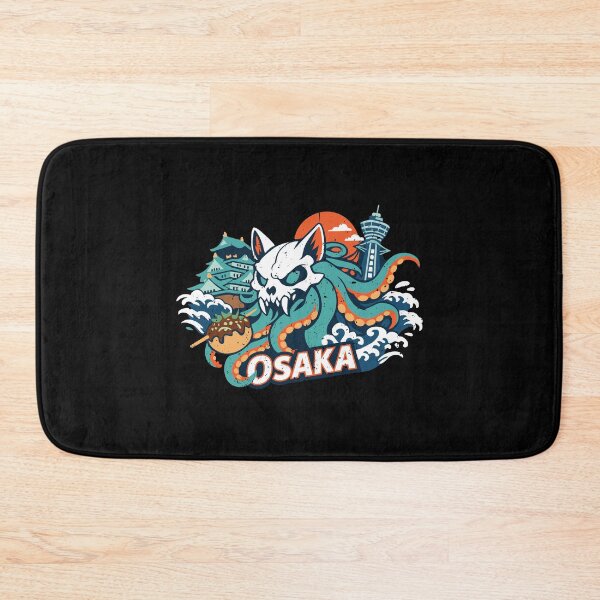 Artikelvorschau, Osaka Yokai Katzenschädel mit Kraken-Tentakeln entworfen und verkauft von crouchingpixel.