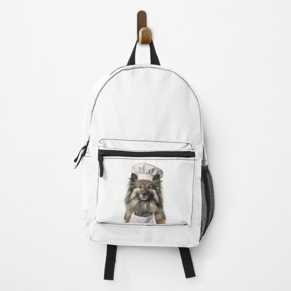 Item preview, Keeshond Chef Dog Funny Cooking Apron Hat Cute Pet Portrait designed and sold by LazyOwlStore.