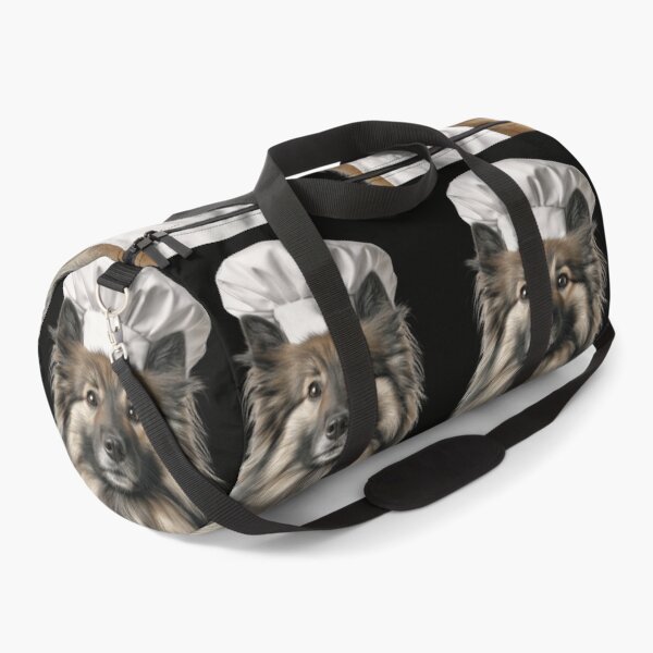 Item preview, Keeshond Chef Dog Funny Cooking Apron Hat Cute Pet Portrait designed and sold by LazyOwlStore.