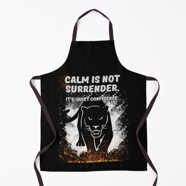 Item preview, Calm Is Not Surrender Panther designed and sold by AhmadAnnaPrints.