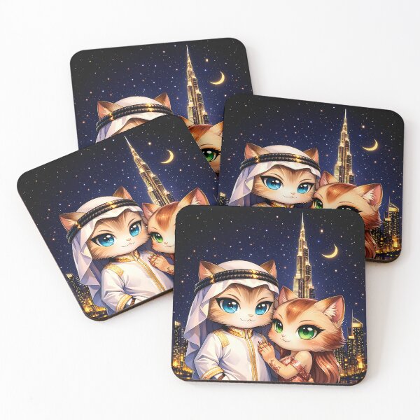 Item preview, The Dubai Cats in Love designed and sold by Meow Story .