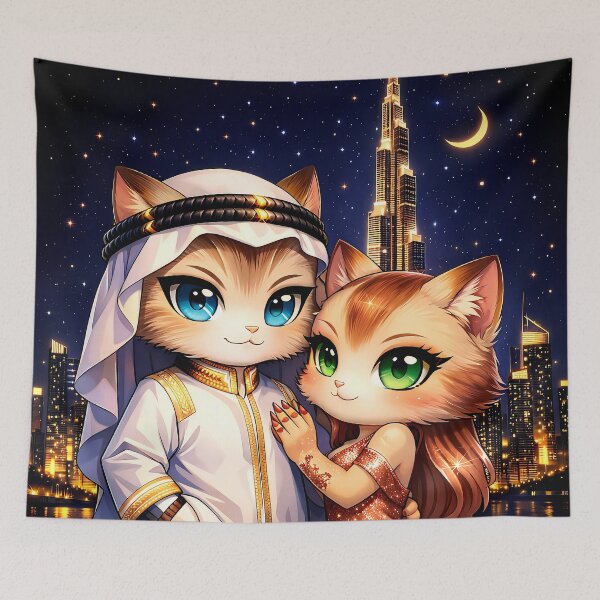 Item preview, The Dubai Cats in Love designed and sold by Meow Story .