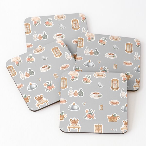 Item preview, Vintage Cottagecore Royal Kitchen Watercolor Floral Sticker Sheet designed and sold by Artemis & Woven Collective.